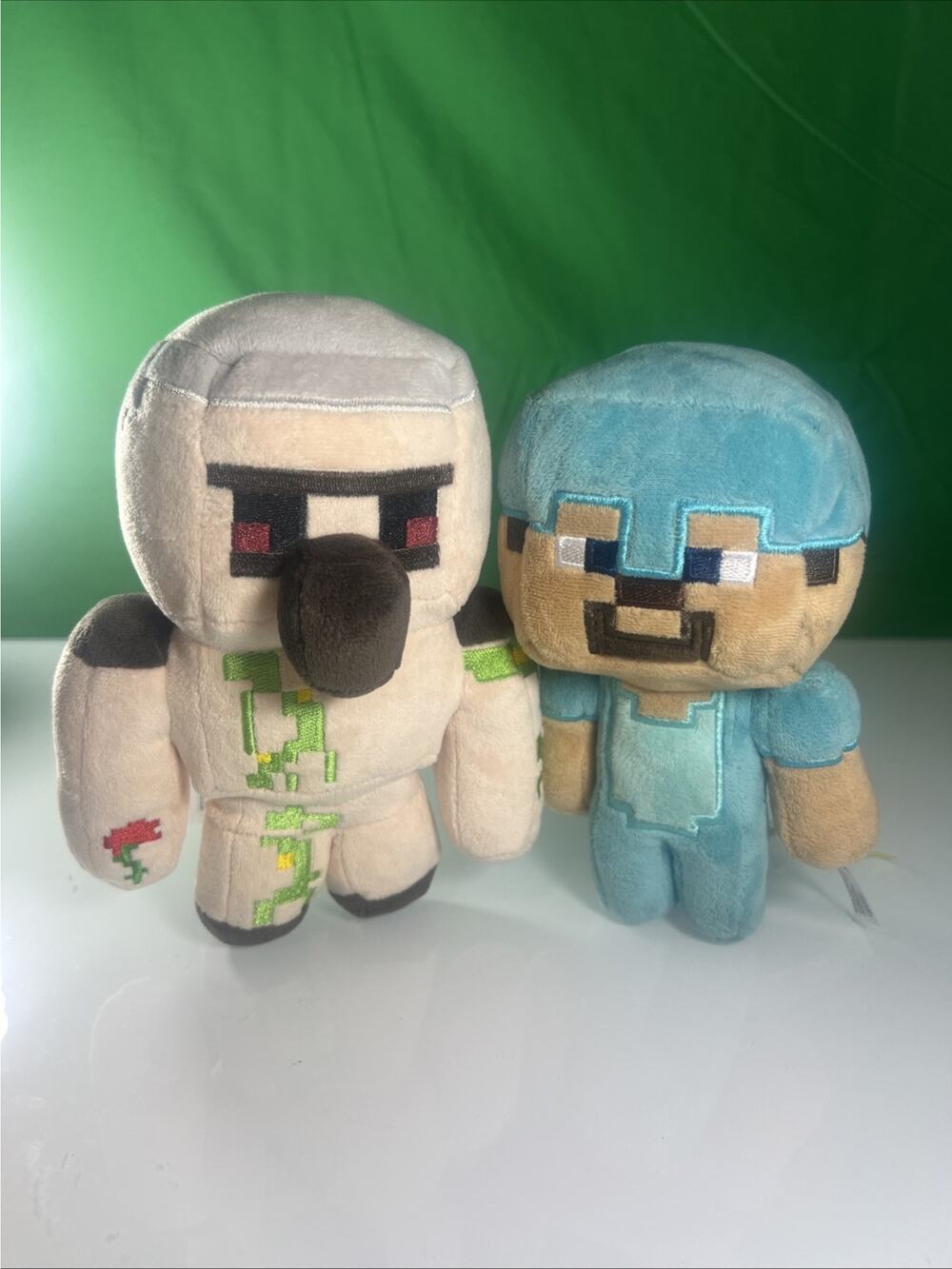 Mojang Jinx Minecraft Plush Lot Of 2 Gently Used Condition